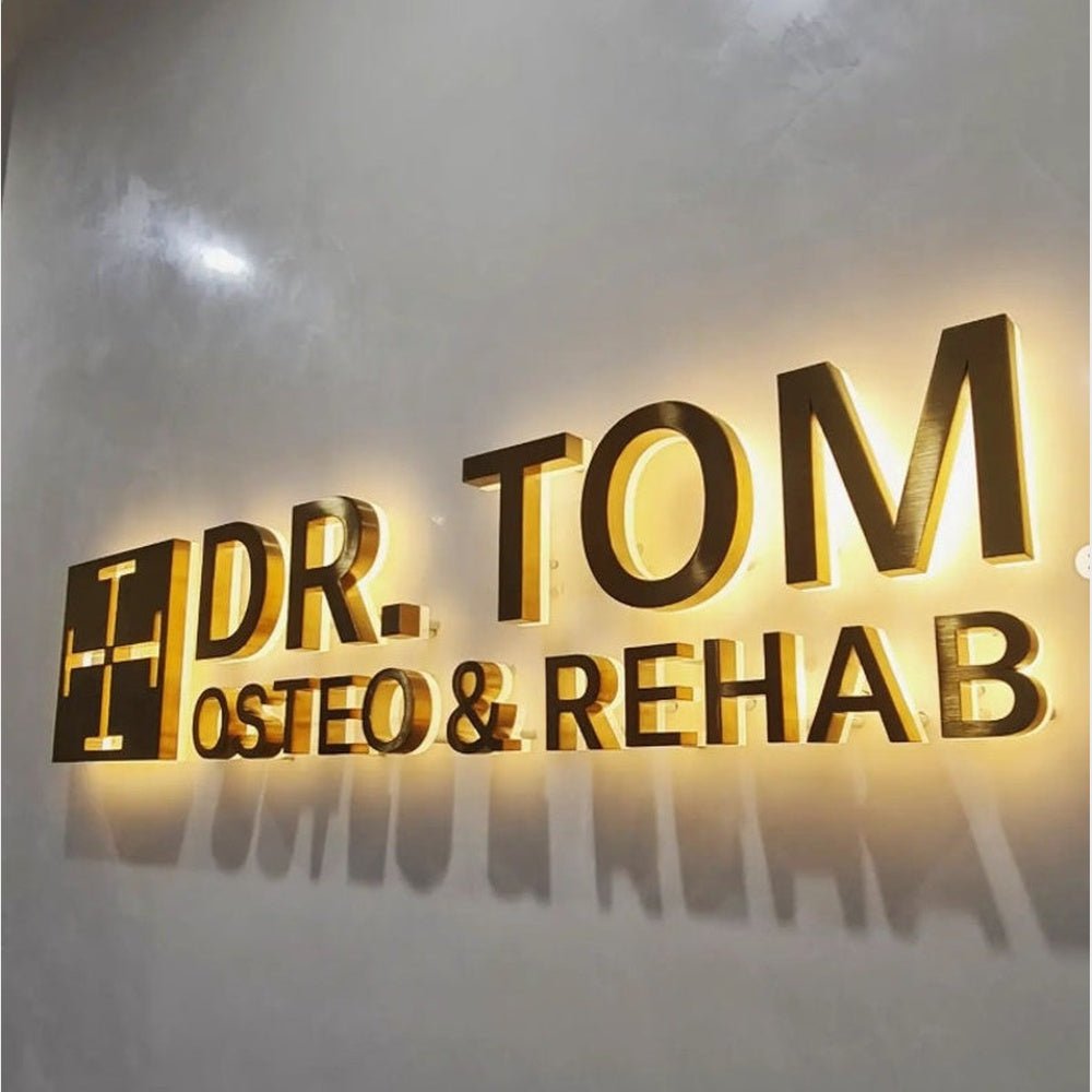 Dr Tom Osteo Rehab 3D Backlit Channel Letters Led Light Sign - Shineneon