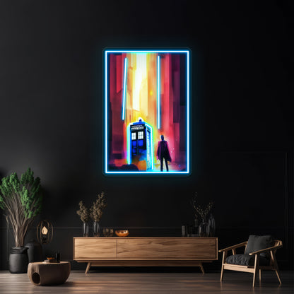 Dr Who Abstract Art Wall Artwork Neon Signs