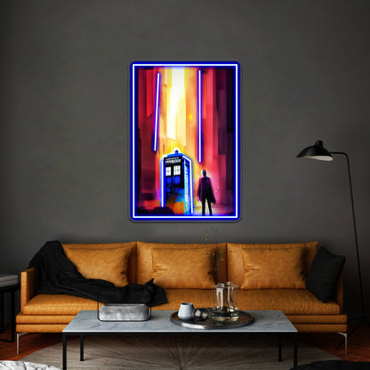 Dr Who Abstract Art Wall Artwork Neon Signs