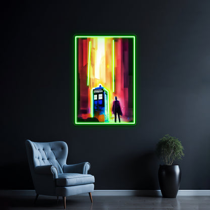 Dr Who Abstract Art Wall Artwork Neon Signs