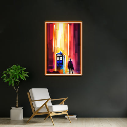 Dr Who Abstract Art Wall Artwork Neon Signs