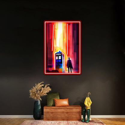 Dr Who Abstract Art Wall Artwork Neon Signs