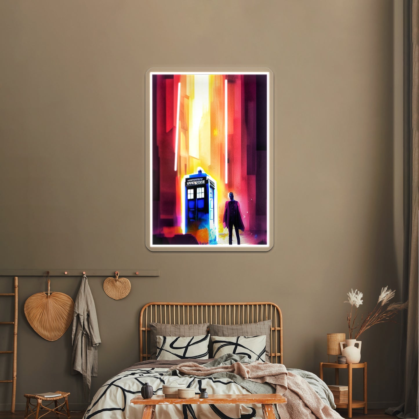 Dr Who Abstract Art Wall Artwork Neon Signs