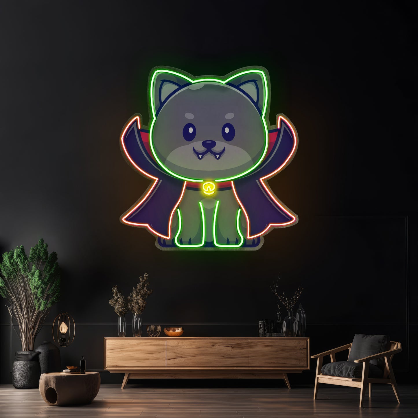 Dracula Dog Led Neon Sign Light Custom Led Signs