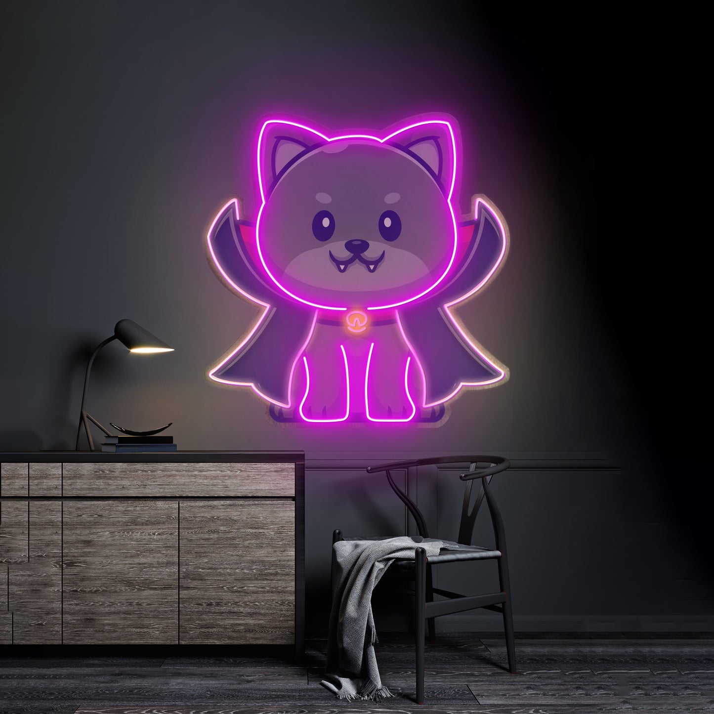 Dracula Dog Led Neon Sign Light Custom Led Signs