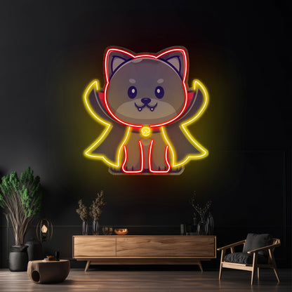 Dracula Dog Led Neon Sign Light Custom Led Signs