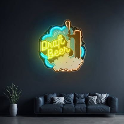 Draft Beer Led Neon Sign Light Custom Led Signs - Shineneon