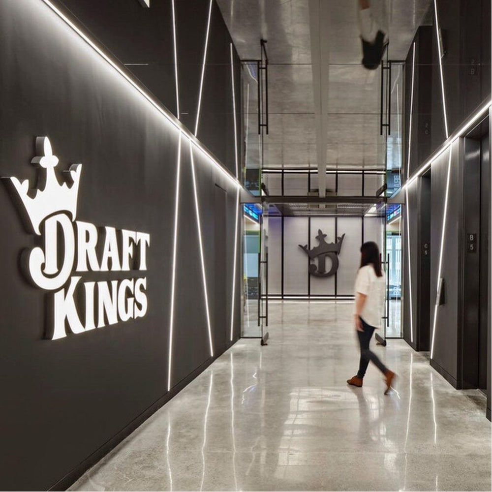 Draft Kings 3D Frontlit Channel Letters Led Light Sign
