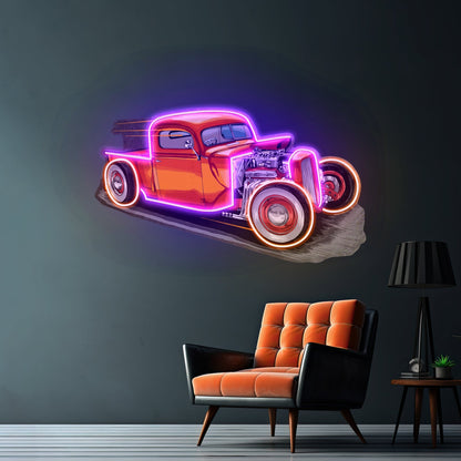 Drag Racing Car Led Neon Sign Light Custom Led Signs - Shineneon