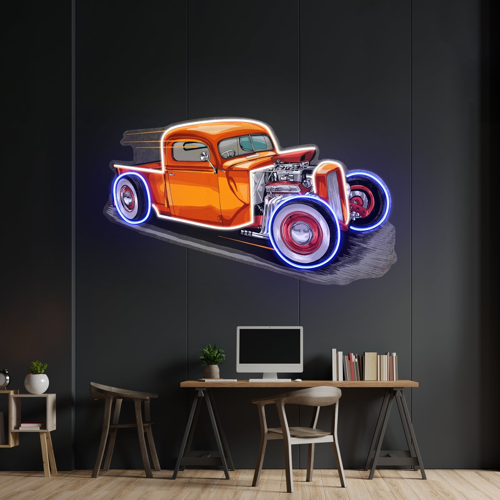 Drag Racing Car Led Neon Sign Light Custom Led Signs - Shineneon