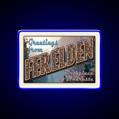 Dragon Age Welcome To Ferelden Welcome Led Neon Sign Open Sign Rgb Color