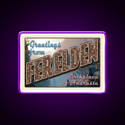 Dragon Age Welcome To Ferelden Welcome Led Neon Sign Open Sign Rgb Color