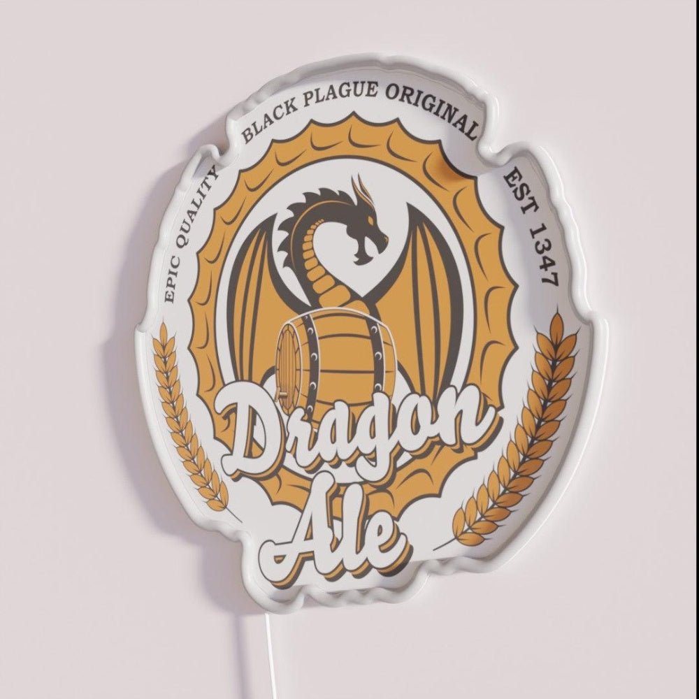 Dragon Ale Logo Rgb Led Neon Sign - Shineneon