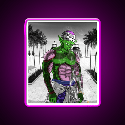 Dragon Ball Z Piccolo Hemp Inspired Green Leaf Led Neon Sign Rgb Color - Shineneon