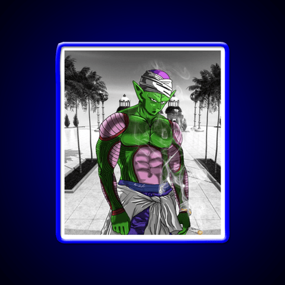 Dragon Ball Z Piccolo Hemp Inspired Green Leaf Led Neon Sign Rgb Color - Shineneon