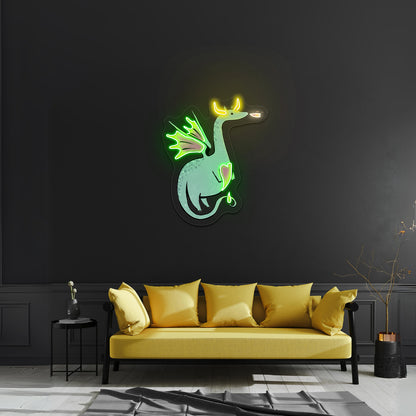 Dragon Fairytale Cute Animal Neon Signs For Sale