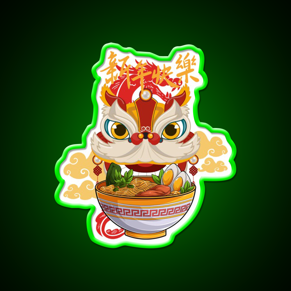 Dragon Food Chinois Led Neon Sign Chinese Food Rgb Color