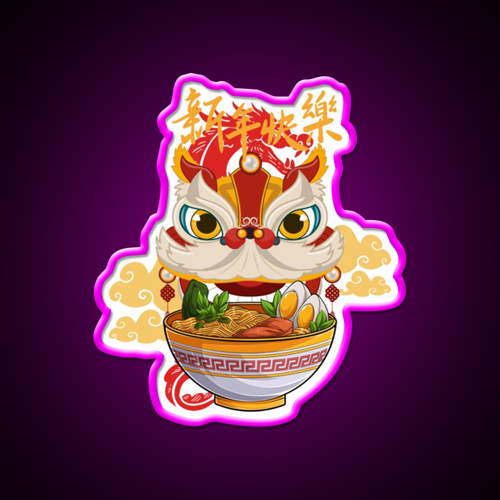 Dragon Food Chinois Led Neon Sign Chinese Food Rgb Color