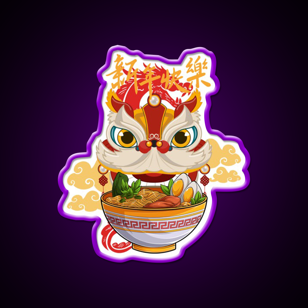 Dragon Food Chinois Led Neon Sign Chinese Food Rgb Color