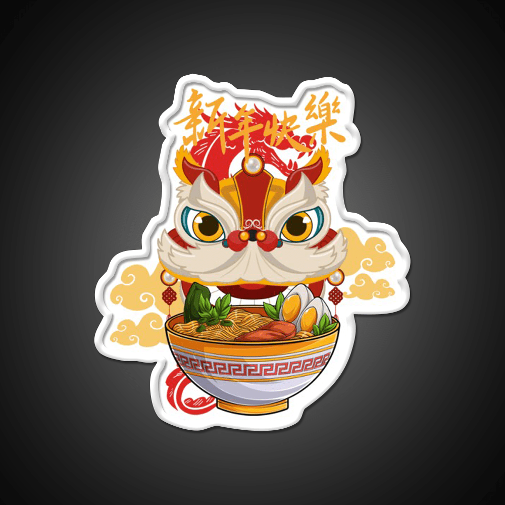 Dragon Food Chinois Led Neon Sign Chinese Food Rgb Color - Shineneon