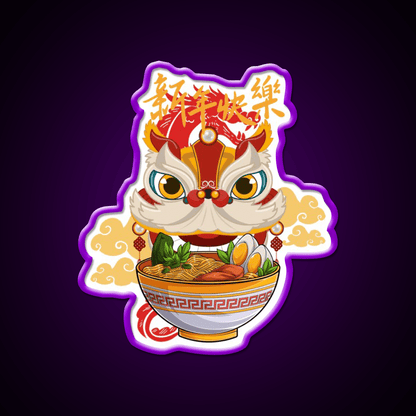 Dragon Food Chinois Led Neon Sign Chinese Food Rgb Color - Shineneon