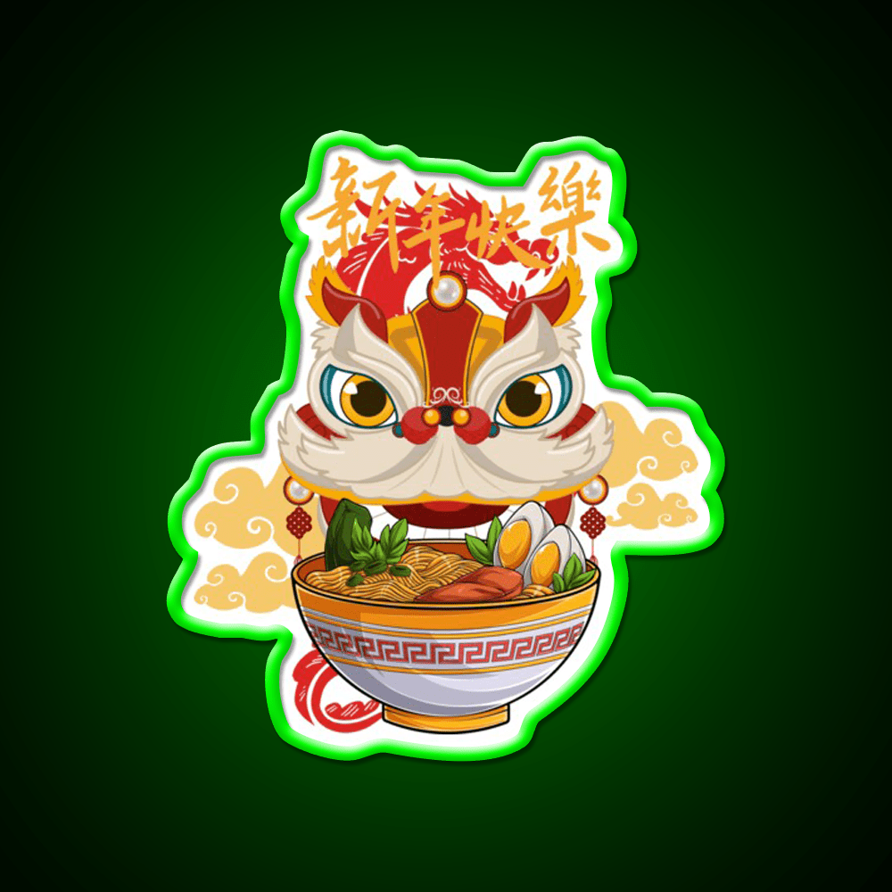 Dragon Food Chinois Led Neon Sign Chinese Food Rgb Color - Shineneon