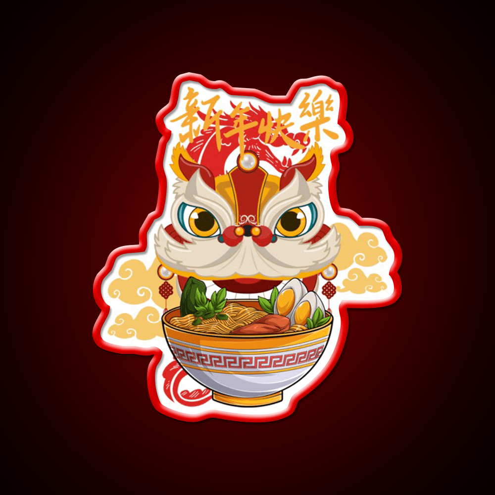Dragon Food Chinois Led Neon Sign Chinese Food Rgb Color - Shineneon