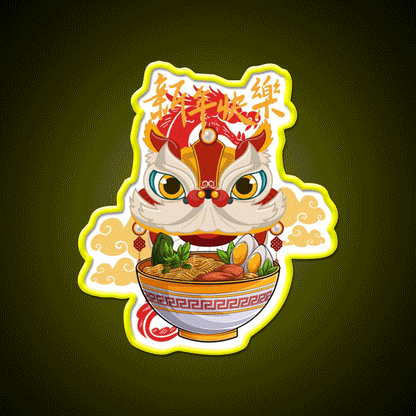 Dragon Food Chinois Led Neon Sign Chinese Food Rgb Color