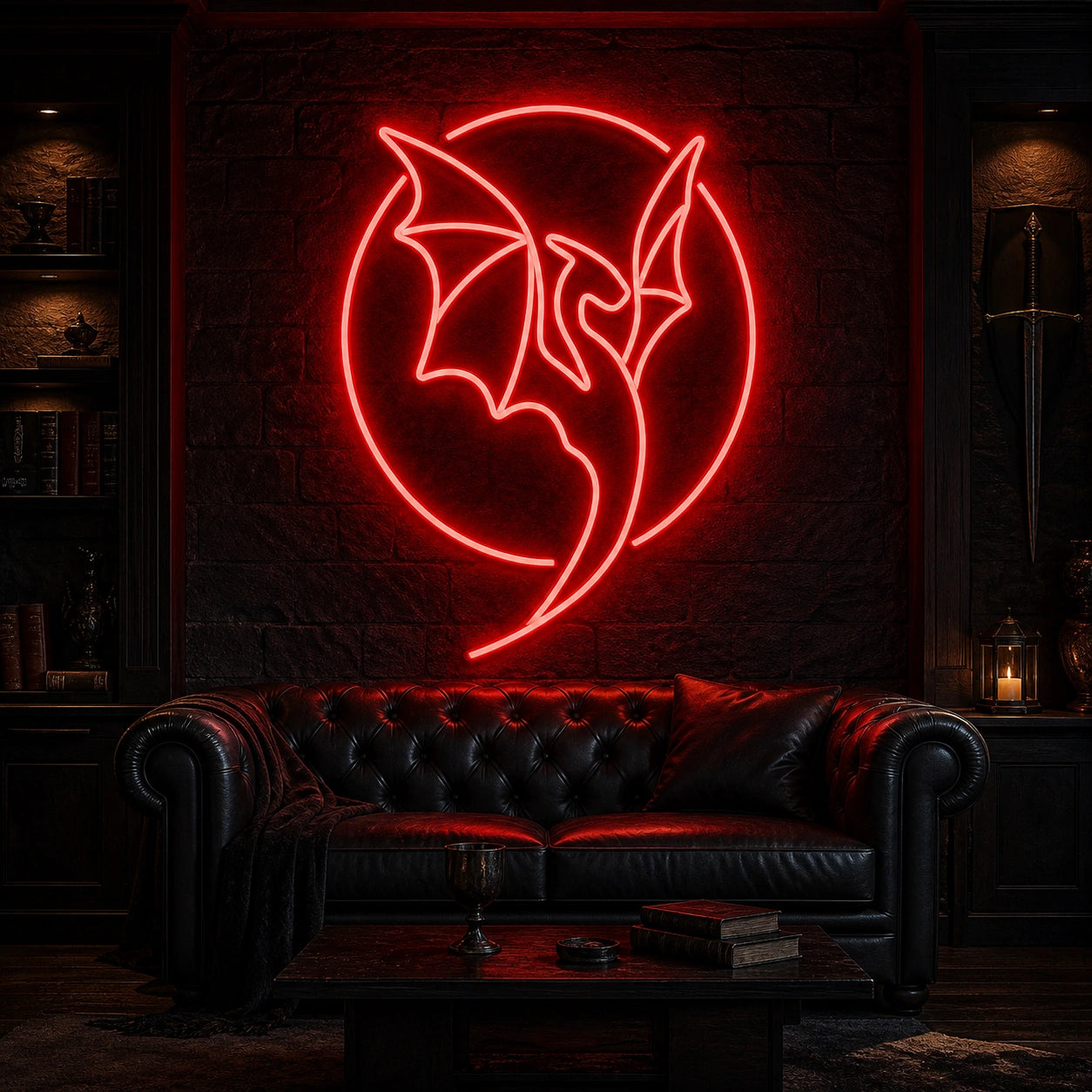 Dragon LED Neon Sign Home Bar Wall Decoration high-converting product image