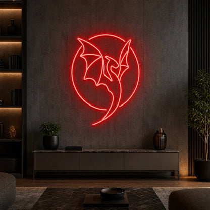 Dragon LED Neon Sign Home Bar Wall Decoration size image
