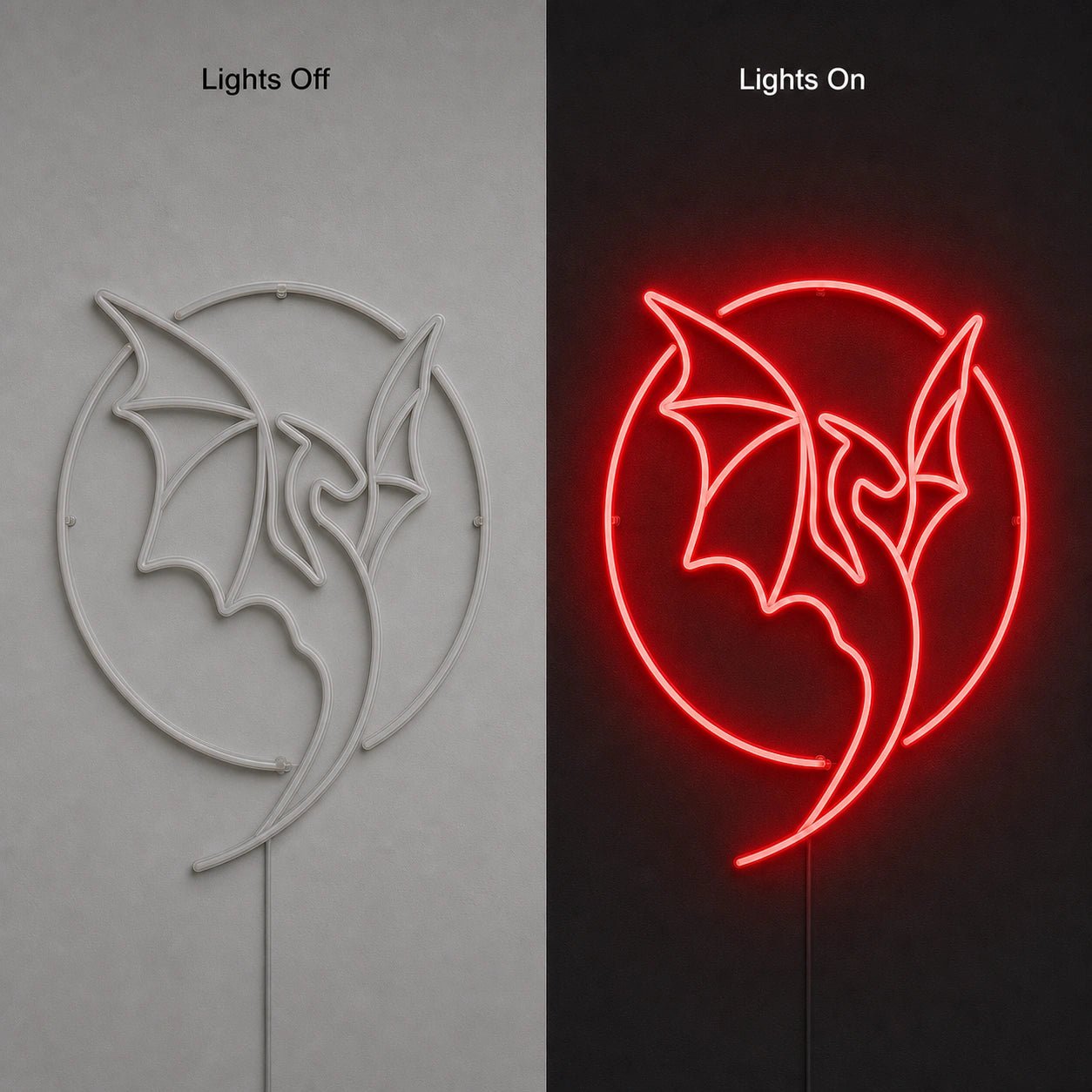 Dragon LED Neon Sign Home Garage Wall Decoration - Shineneon