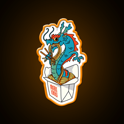 Dragon Noodles Led Neon Sign Chinese Food Rgb Color - Shineneon