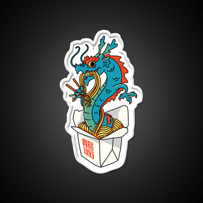 Dragon Noodles Led Neon Sign Chinese Food Rgb Color - Shineneon