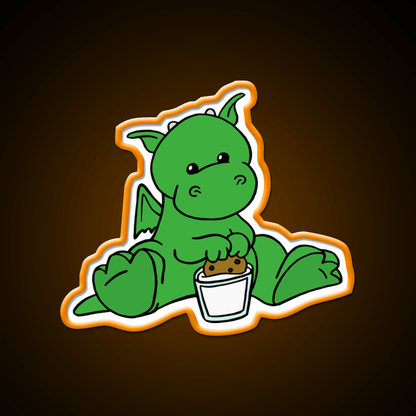 Dragon Snack Time Snack Food Led Neon Sign Rgb Color - Shineneon