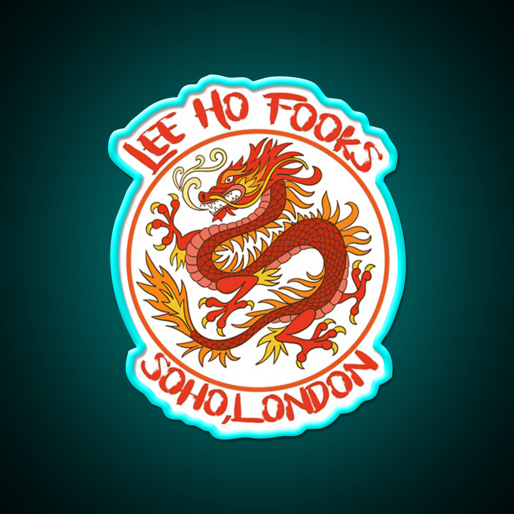 Dragon Vintage 90S Asian Cultural Led Neon Sign Rgb Color