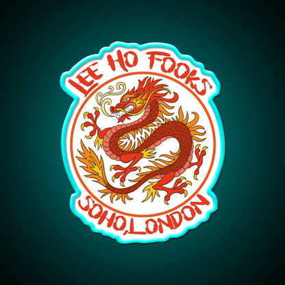 Dragon Vintage 90S Asian Cultural Led Neon Sign Rgb Color