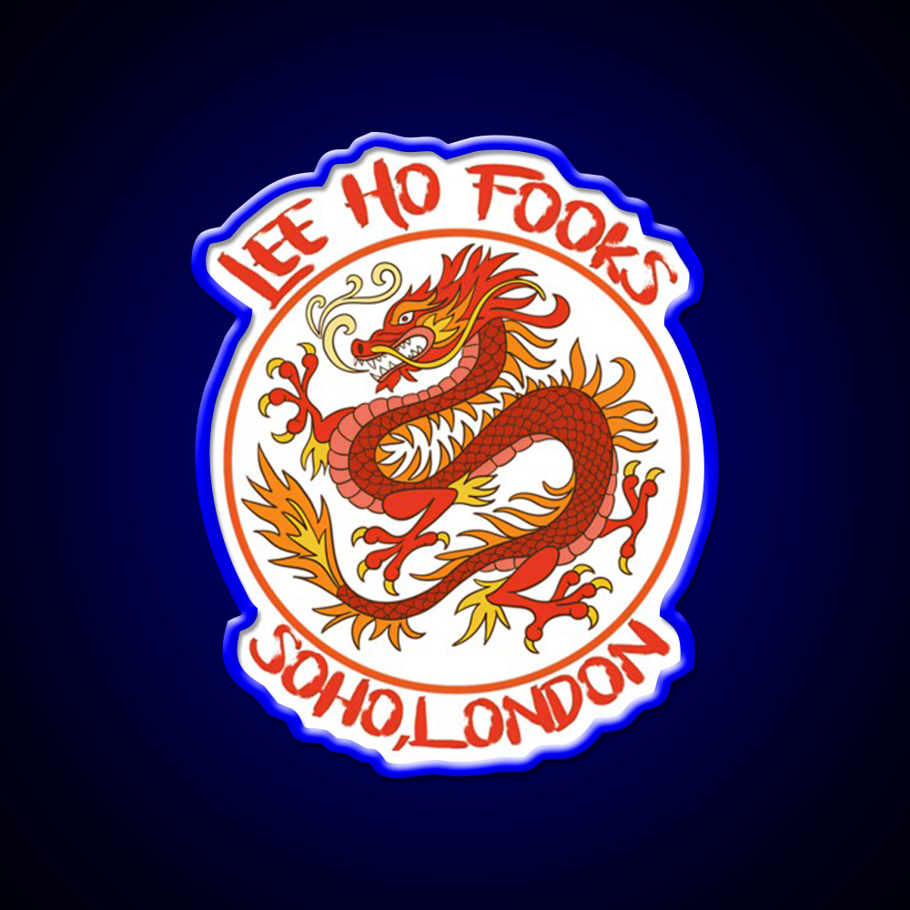 Dragon Vintage 90S Asian Cultural Led Neon Sign Rgb Color