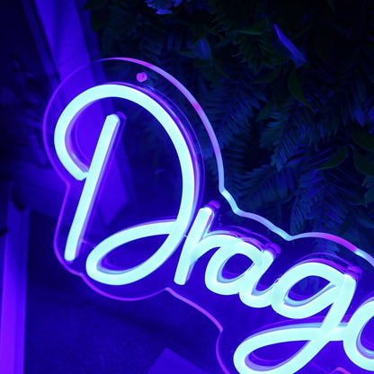 Dragons Lair Blue Neon Sign | Shineneon