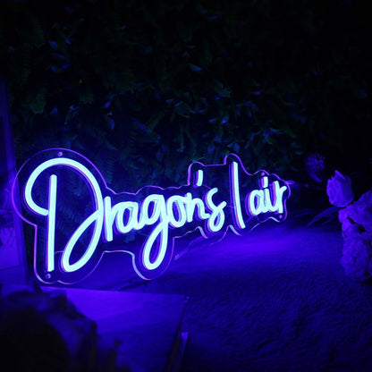 Dragons Lair Blue Neon Sign | Shineneon