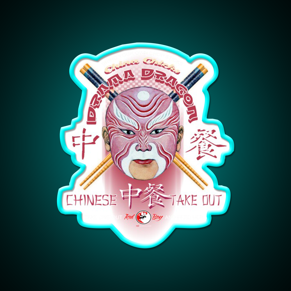 Drama Dragon Led Neon Sign Chinese Food Rgb Color