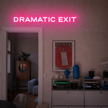 Dramatic Exit LED Neon Sign - 01 Original Product Image