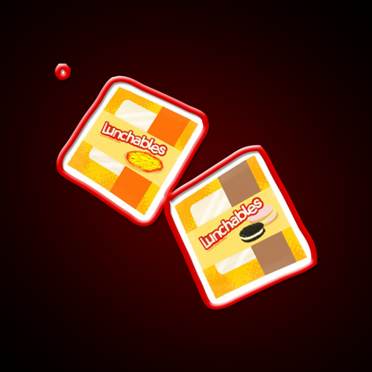 Drawn Lunchables Snack Food Led Neon Sign Rgb Color