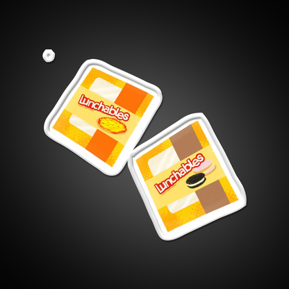 Drawn Lunchables Snack Food Led Neon Sign Rgb Color