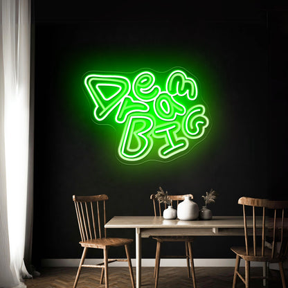 Dream Big Funny Neon Letters Wall Art Neon Led Signs - Shineneon