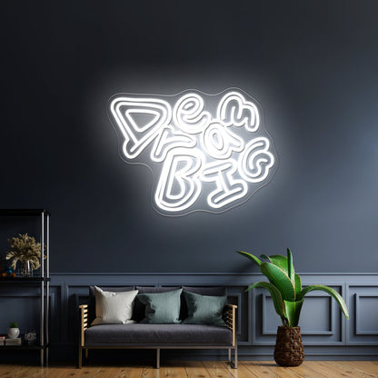 Dream Big Funny Neon Letters Wall Art Neon Led Signs - Shineneon