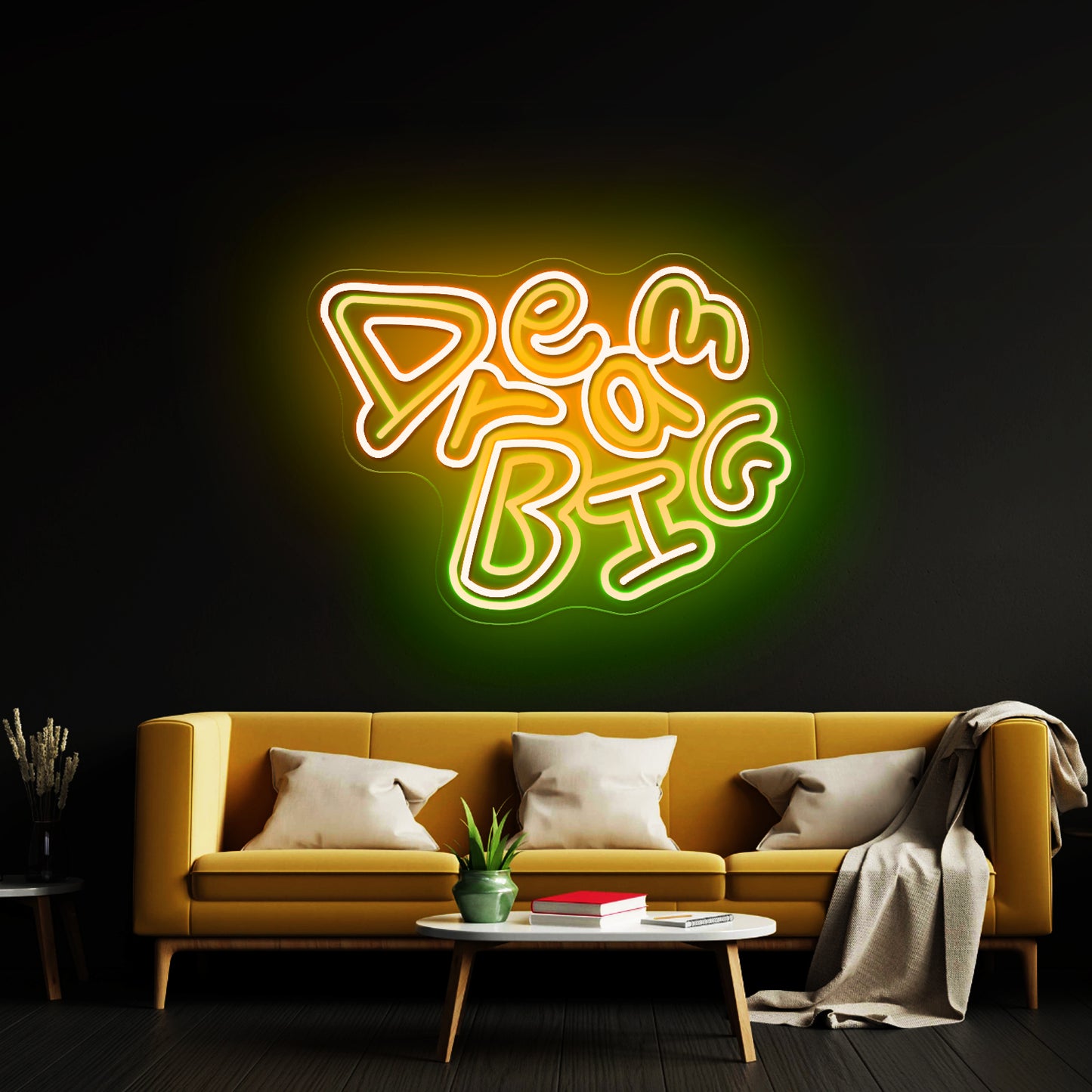 Dream Big Funny Neon Letters Wall Art Neon Led Signs