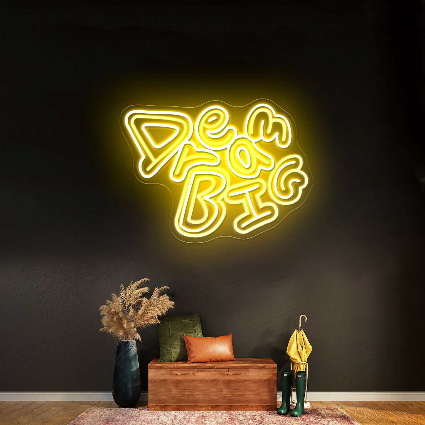 Dream Big Funny Neon Letters Wall Art Neon Led Signs