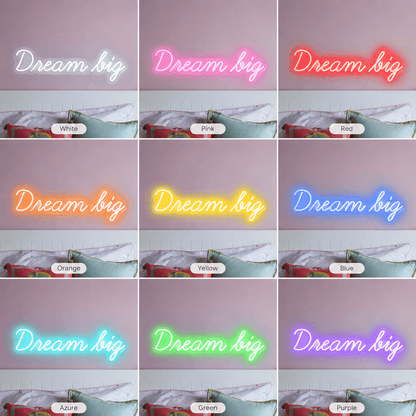Dream Big Home Wall Decor LED Neon Sign - Shineneon