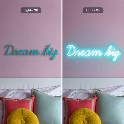 Dream Big Home Wall Decor LED Neon Sign - Shineneon
