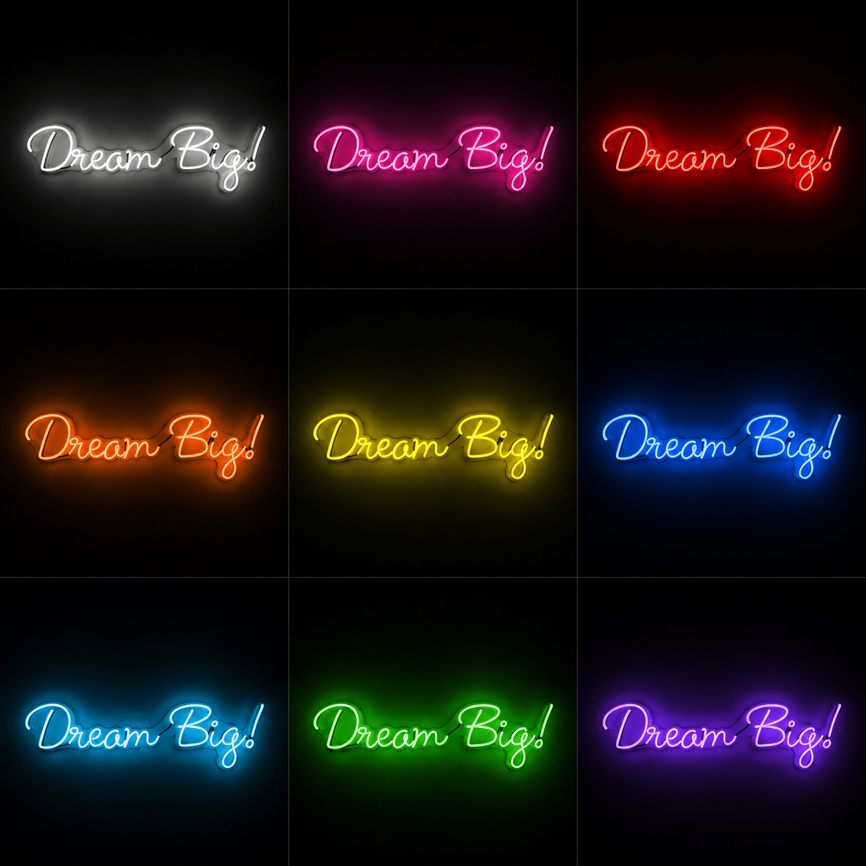 Dream Big LED Neon Sign - Shineneon